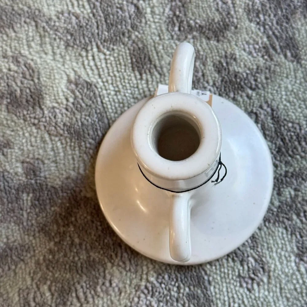 NWT Creative Co-Op Stoneware Taper Holder - Picture 5 of 9